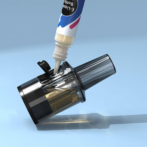 Remplissage latéral de la cartouche eGo Pod 1.0 ohm